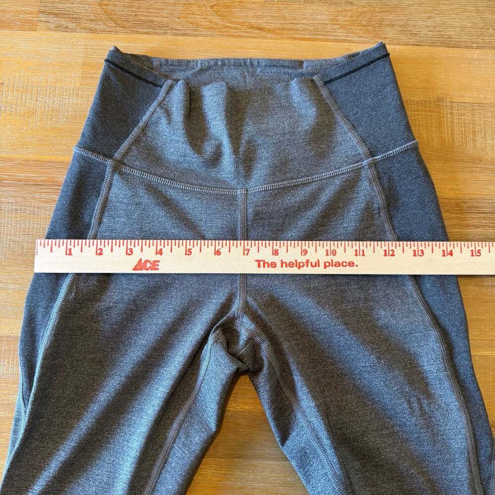 Lululemon Zone In Tight Leggings Grey Heather High Rise Compression Seamless S 4 - Picture 6 of 6